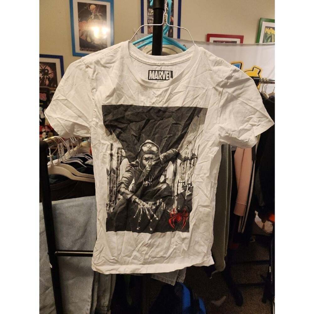 Marvel Spiderman Moralis Small White Short Sleeve T-Shirt CR3